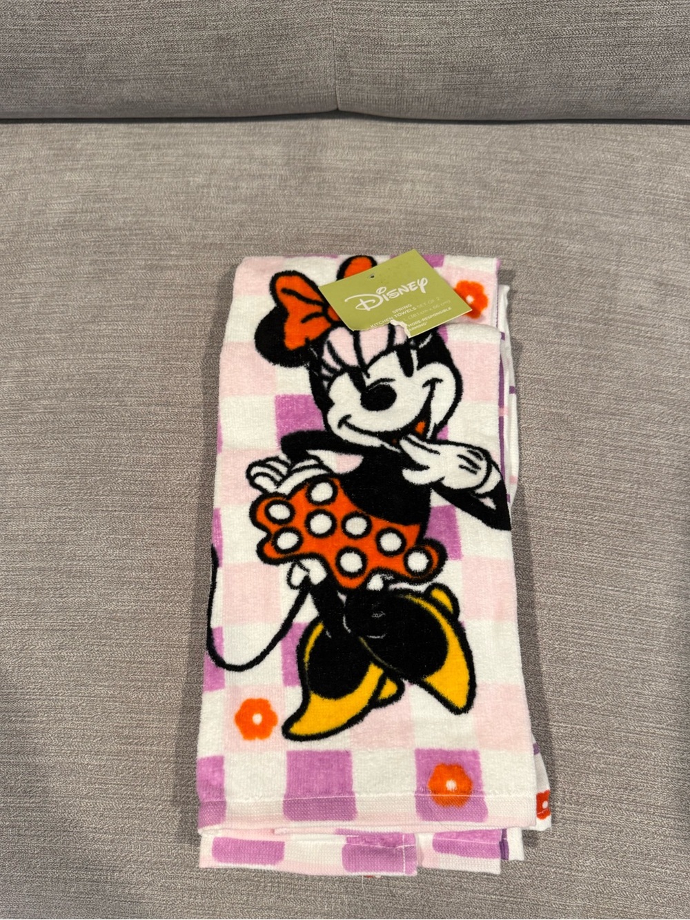 Disney Minnie Mouse Pink Dish Towels